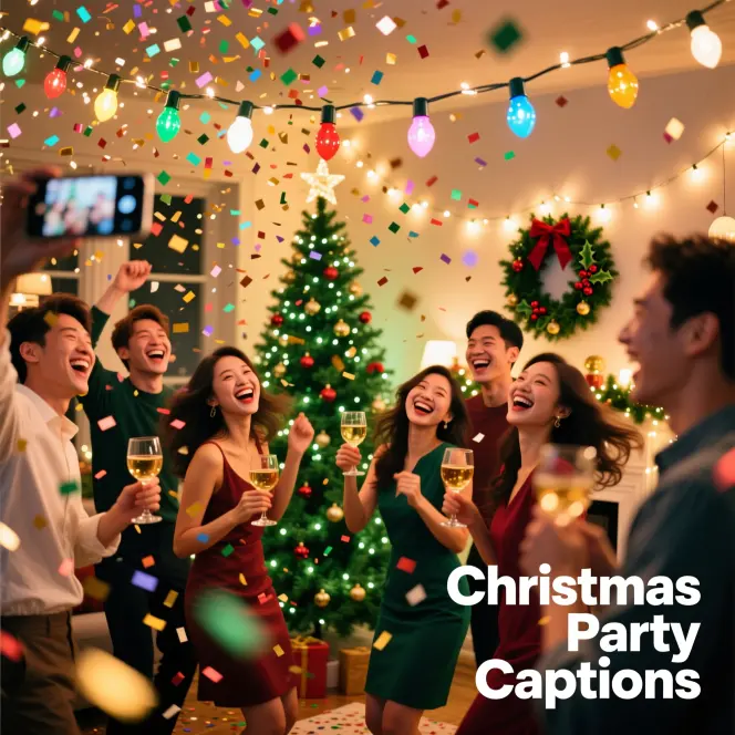 Christmas Party Captions