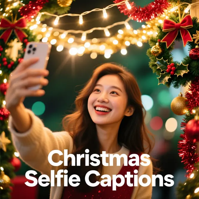 Christmas Selfie Captions