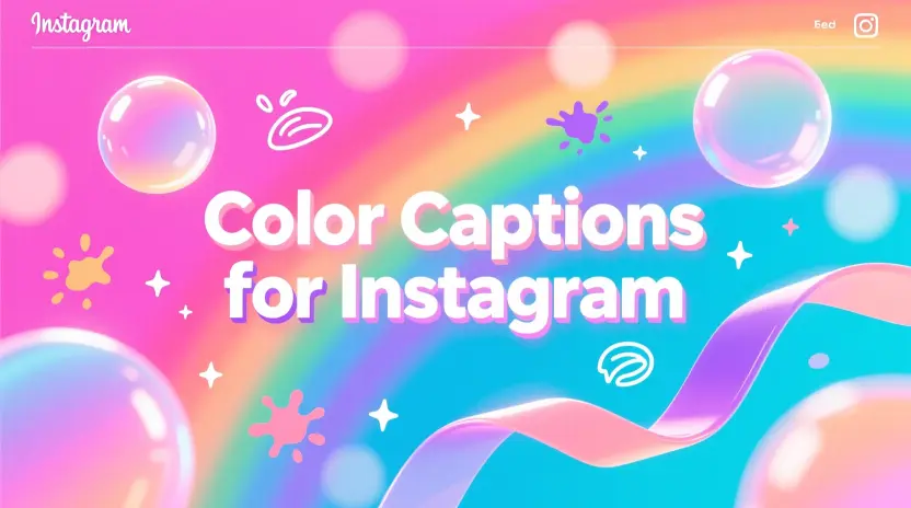 Color Captions for Instagram