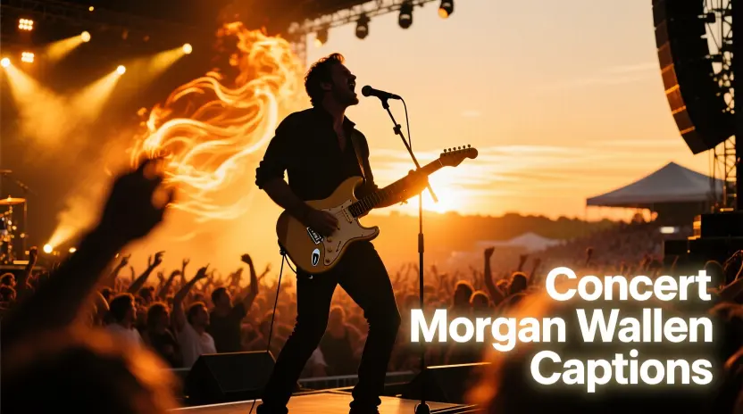 Concert Morgan Wallen Captions
