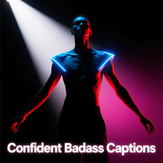 Confident Badass Captions 