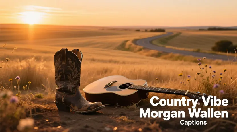 Country Vibe Morgan Wallen Captions 