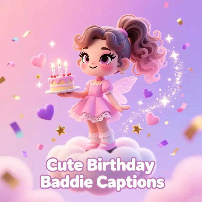 Cute Birthday Baddie Captions