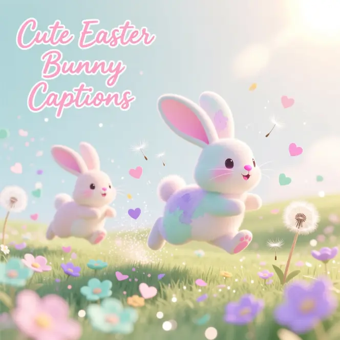 Cute Easter Bunny Captions