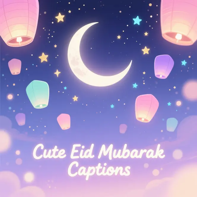 Cute Eid Mubarak Captions