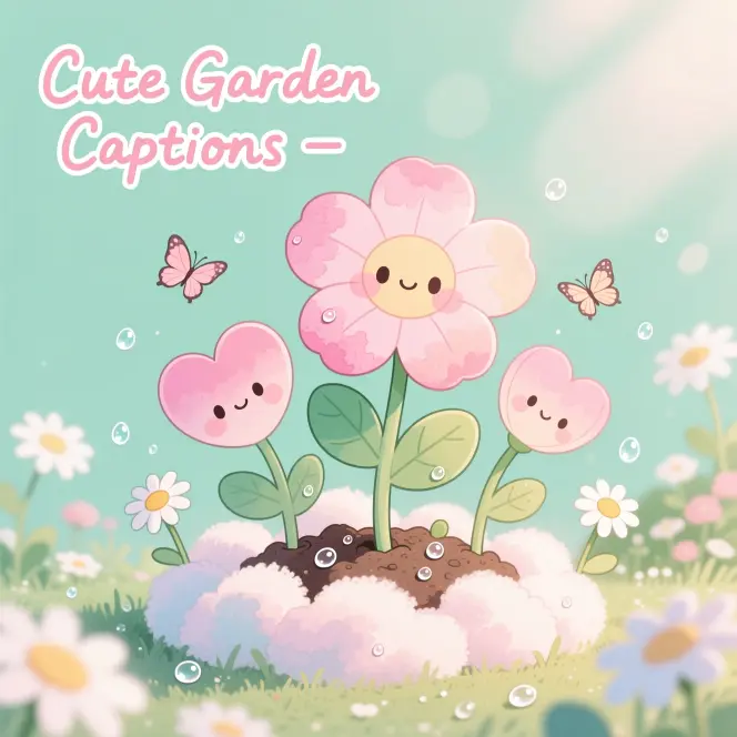 Cute Garden Captions