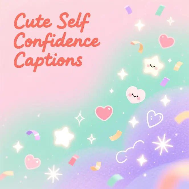 Cute Self Confidence Captions 