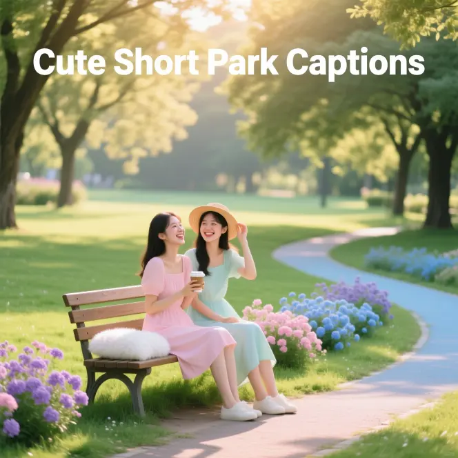Cute Short Park Captions