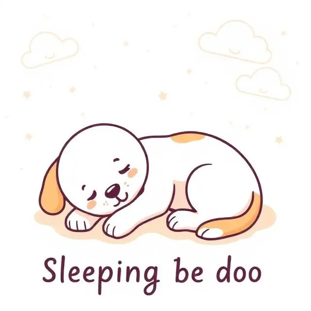 Cute Sleeping Dog Captions