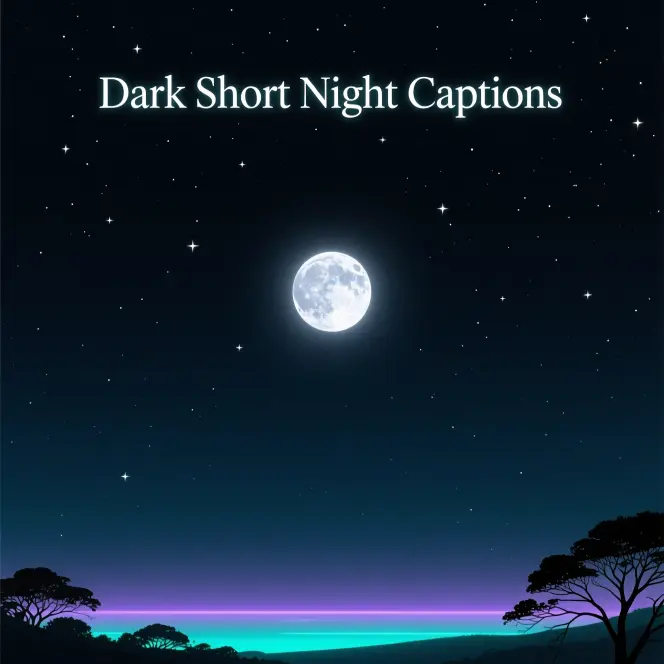 Dark Short Night Captions
