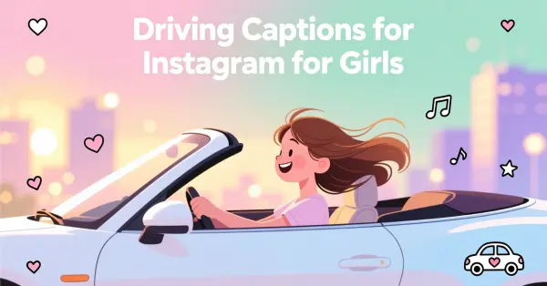 Driving Captions for Instagram for Girls
