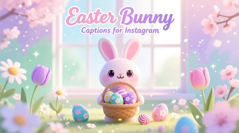 Easter Bunny Captions for Instagram