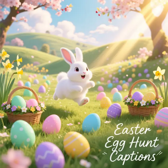 Easter Egg Hunt Captions 