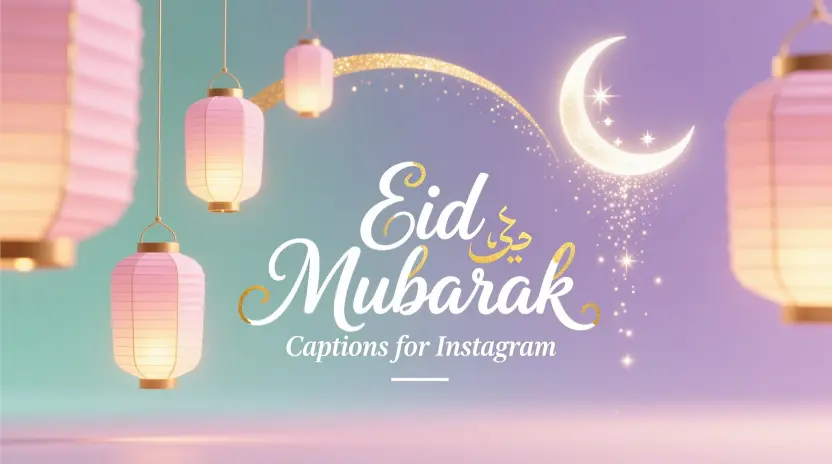 Eid Mubarak Captions for Instagram