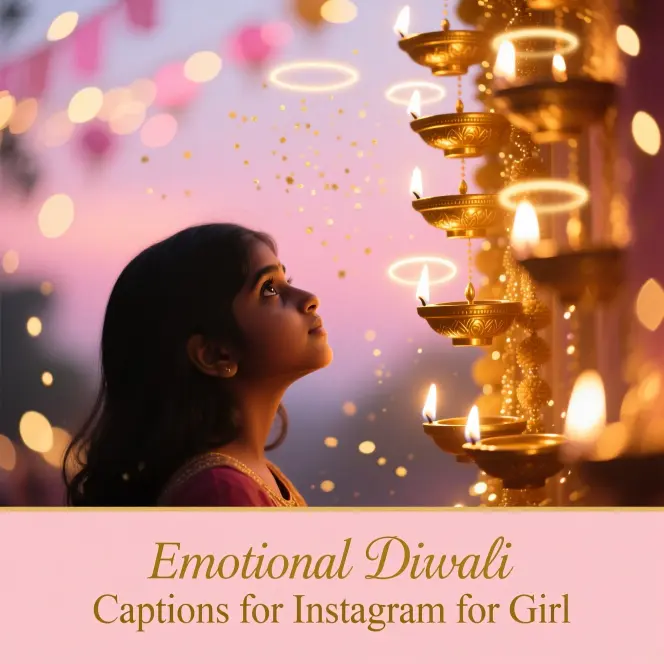 Emotional Diwali Captions for Instagram for Girl