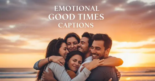 Emotional Good Times Captions