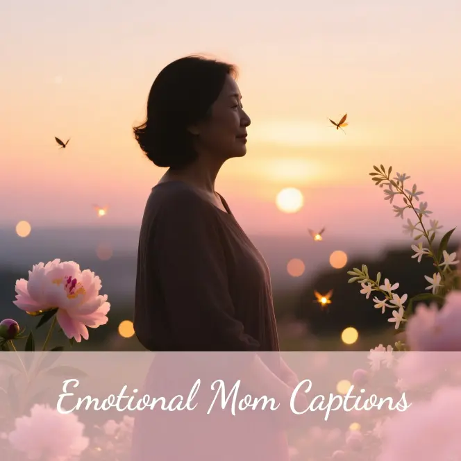 Emotional Mom Captions