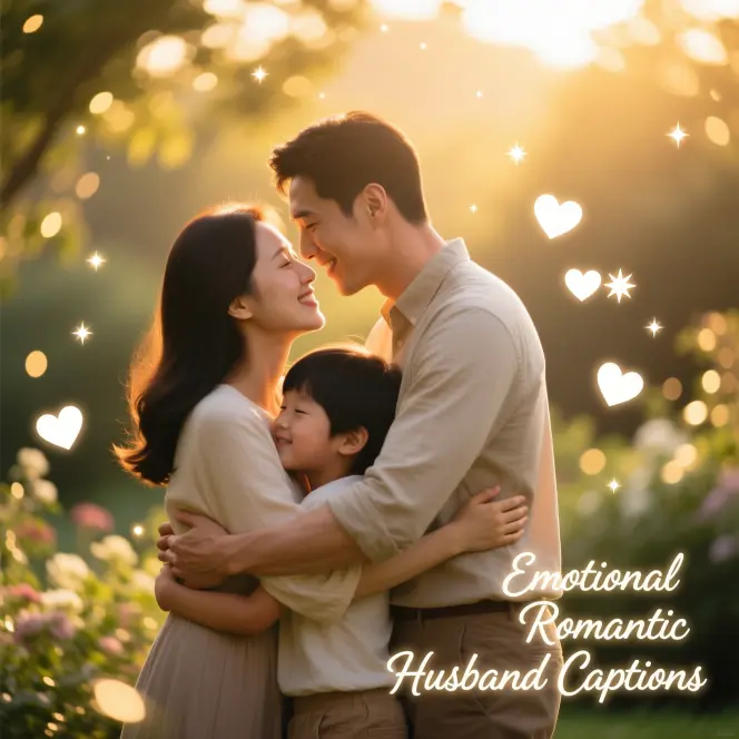 Emotional Romantic Husband Captions