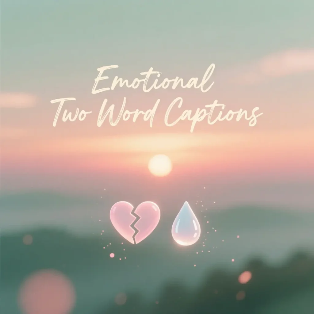 Emotional Two Word Captions