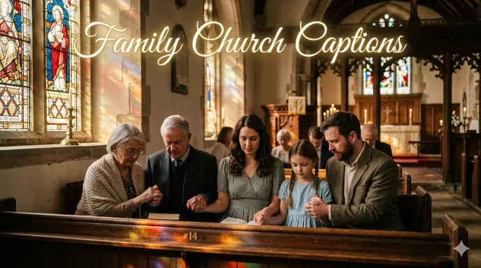 Family Church Captions