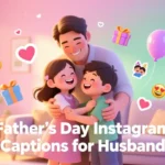 Father’s Day Instagram Captions for Husband