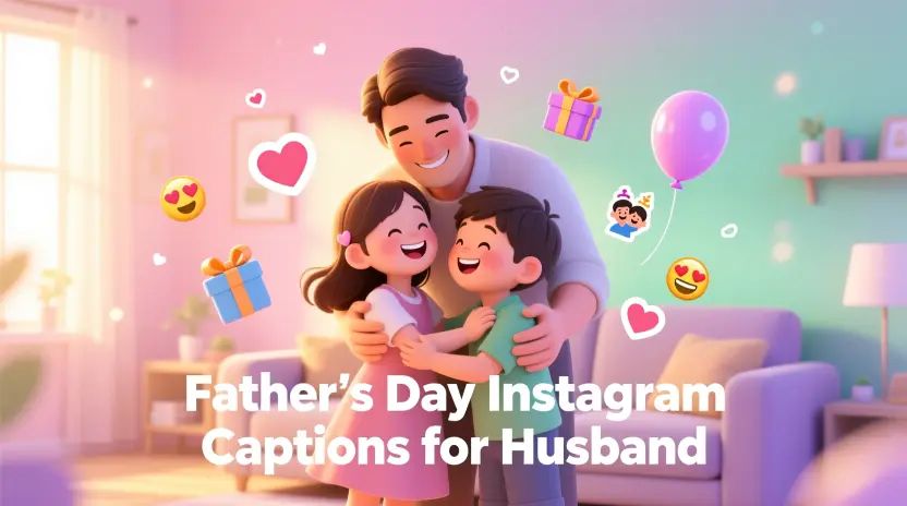 Father’s Day Instagram Captions for Husband