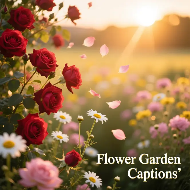 Flower Garden Captions
