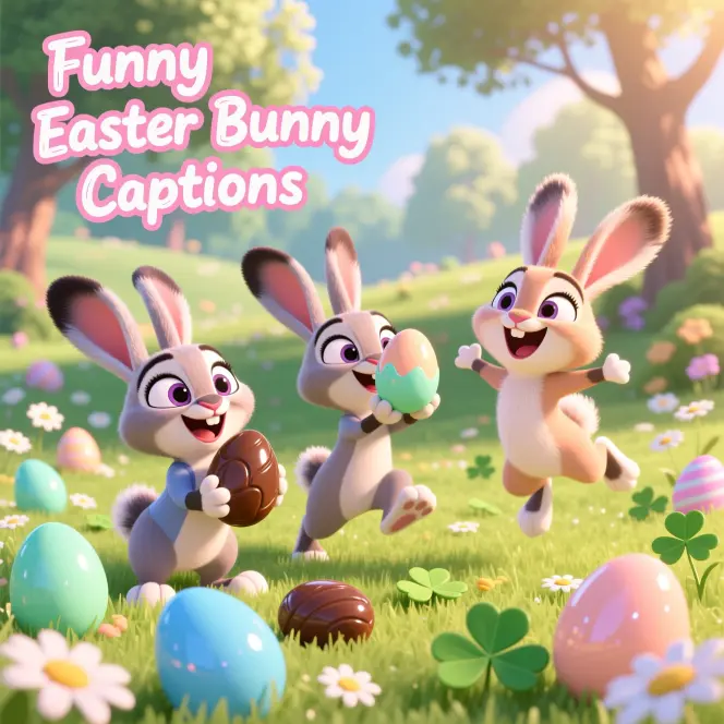 Funny Easter Bunny Captions