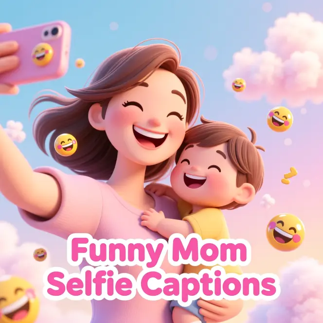 Funny Mom Selfie Captions