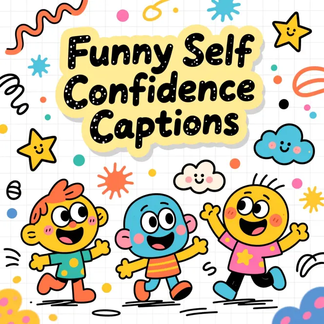  Funny Self Confidence Captions 
