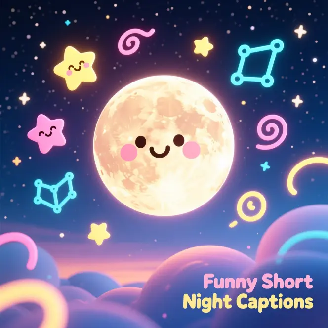 Funny Short Night Captions