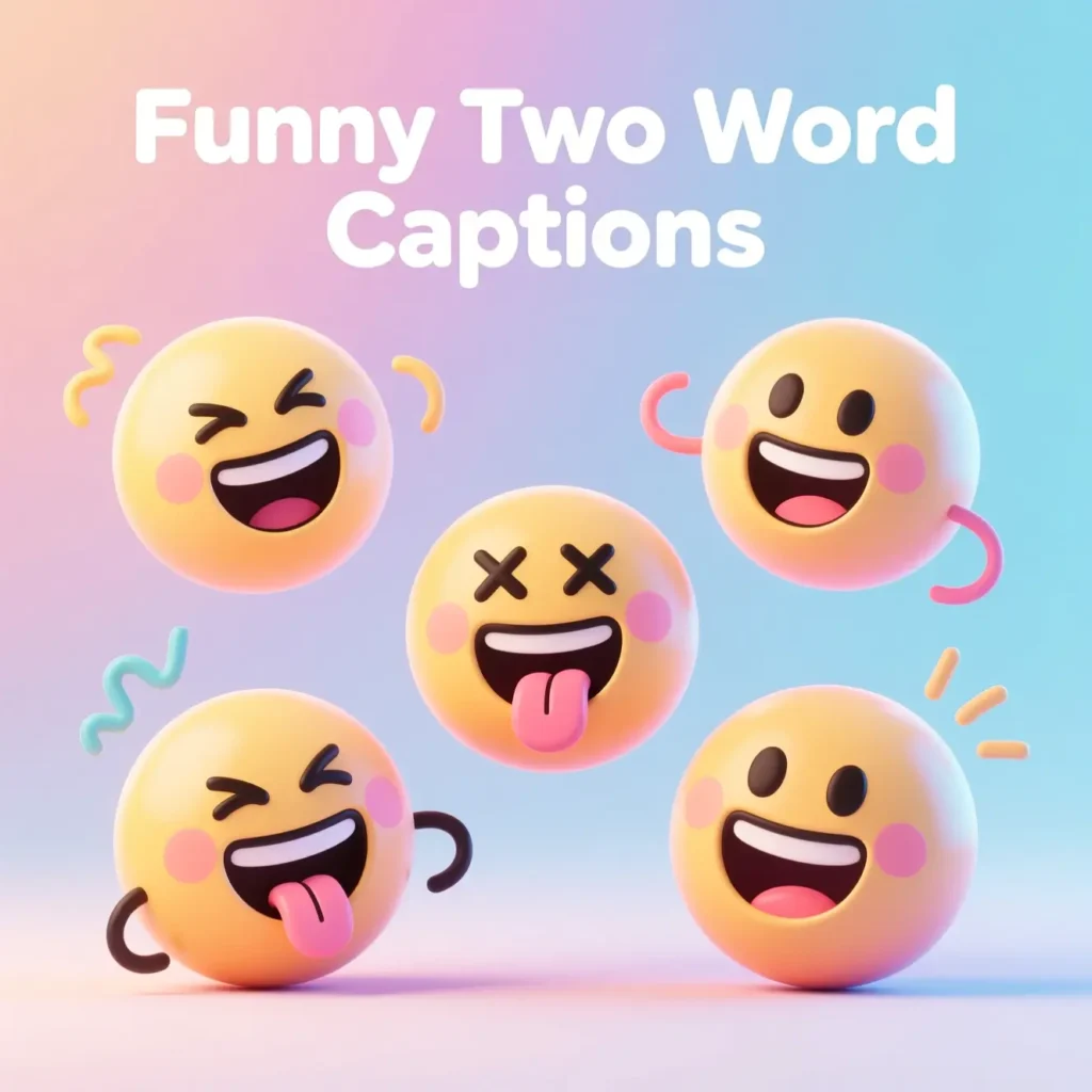 Funny Two Word Captions