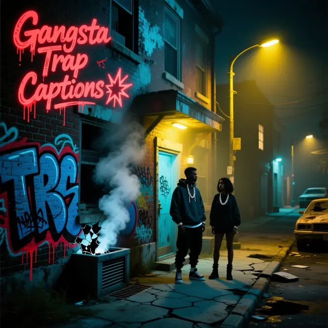 Gangsta Trap Captions