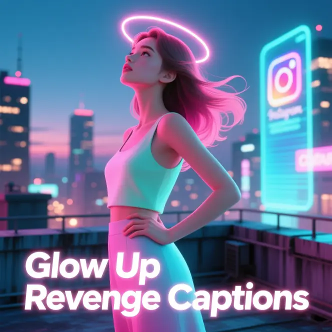 Glow Up Revenge Captions 