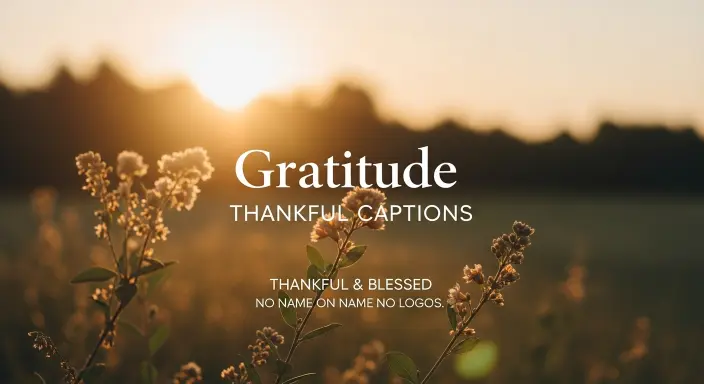 Gratitude Thankful Captions