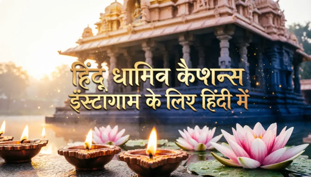 Hindu Religious Captions for Instagram in Hindi