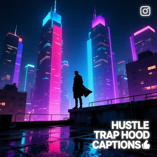 Hustle Trap Hood Captions