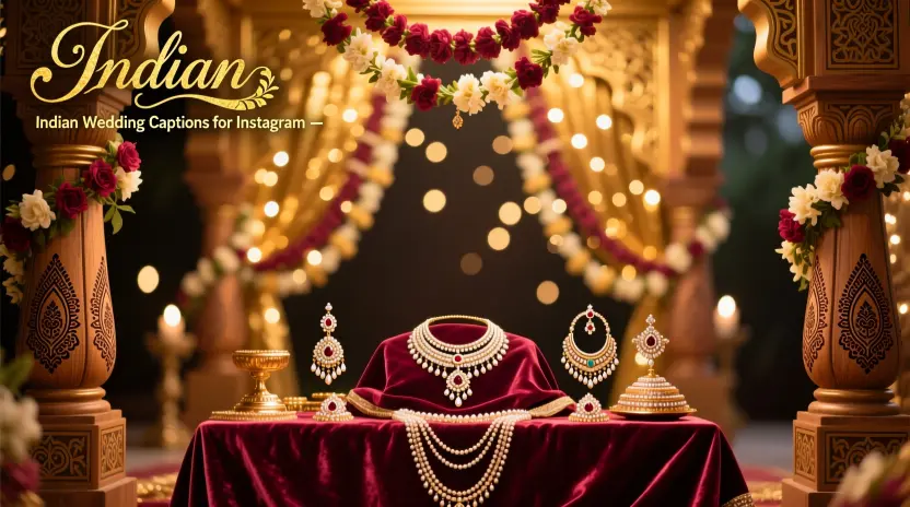 Indian Wedding Captions for Instagram