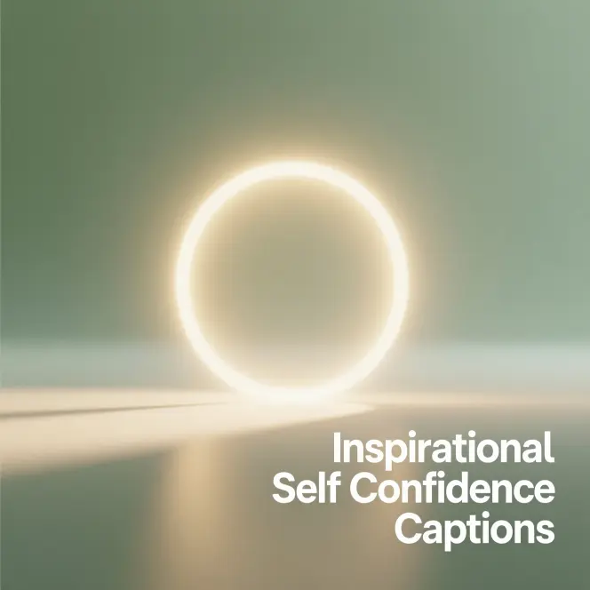 Inspirational Self Confidence Captions 
