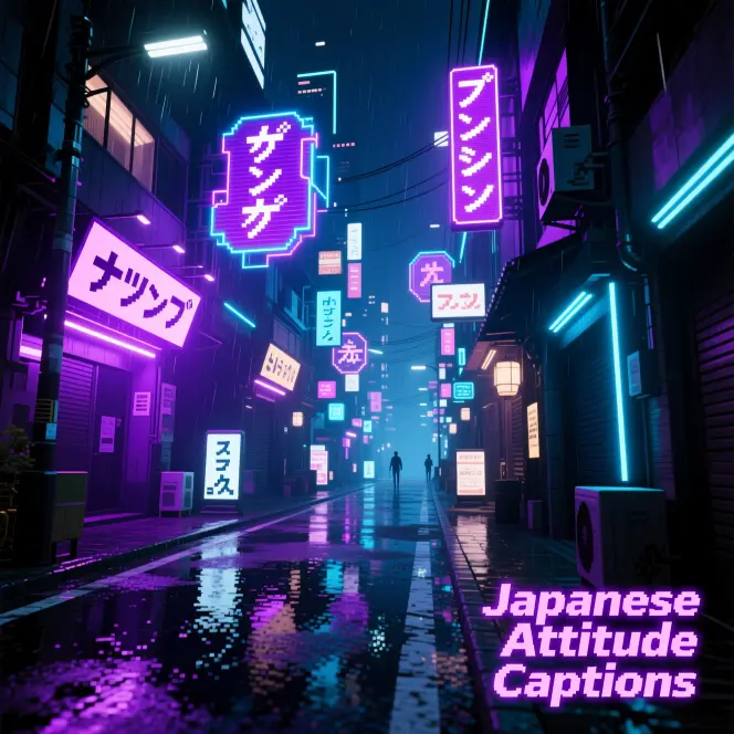 Japanese Attitude / Cool Captions