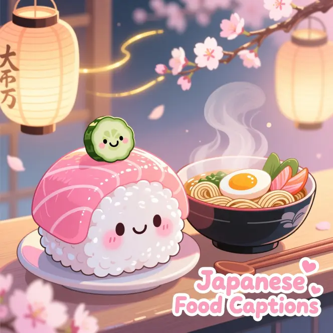 Japanese Food Captions