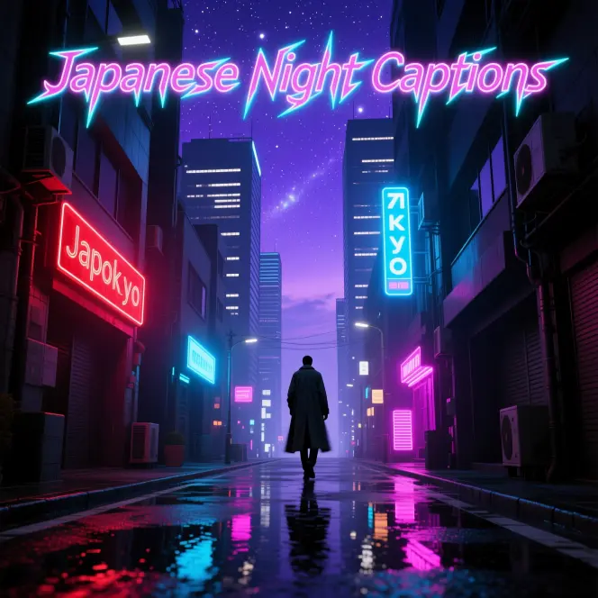 Japanese Night Captions