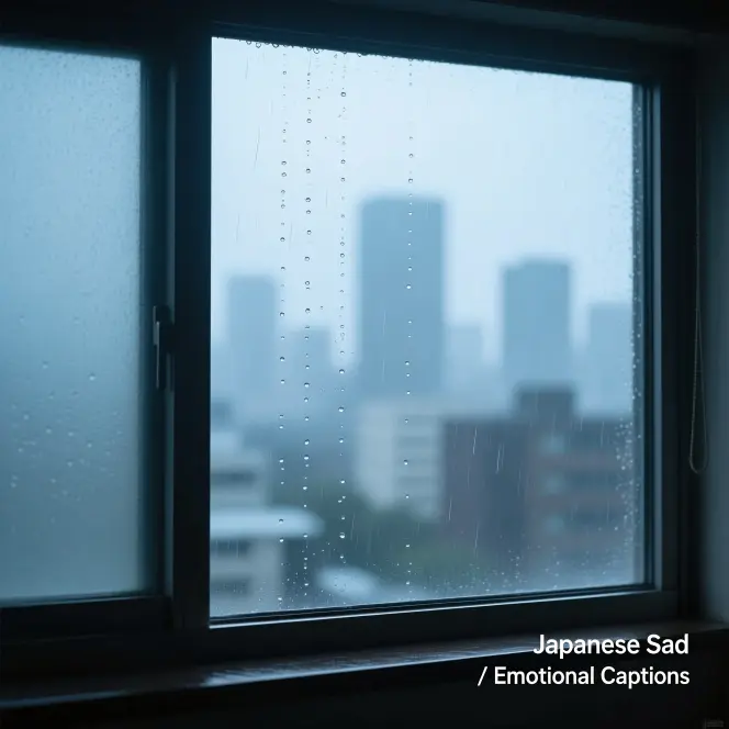 Japanese Sad / Emotional Captions