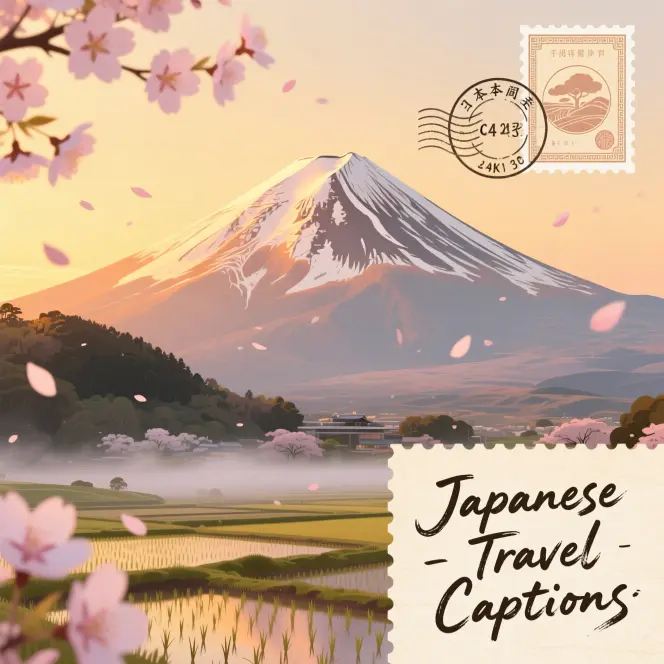 Japanese Travel Captionsย