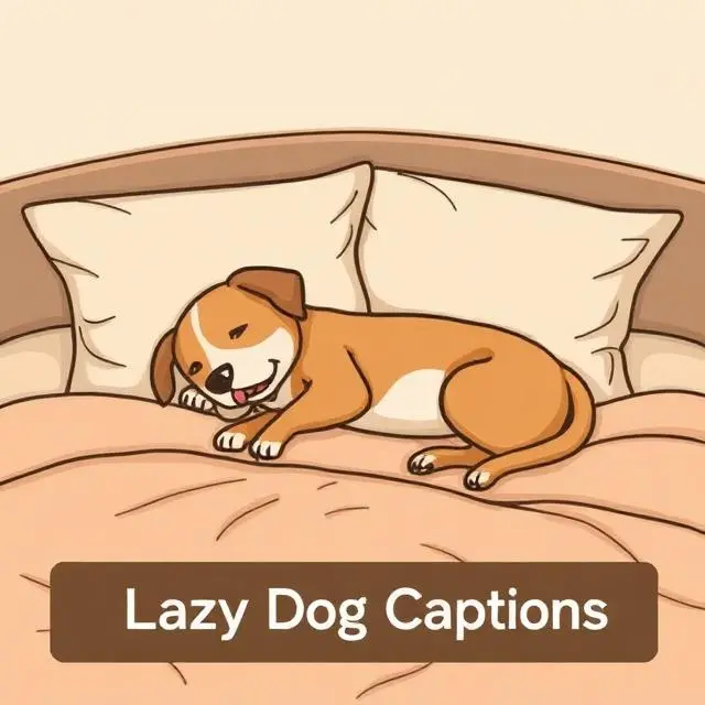 Lazy Dog Sleeping Captions