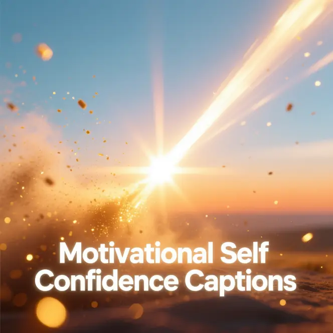 Motivational Self Confidence Captions 