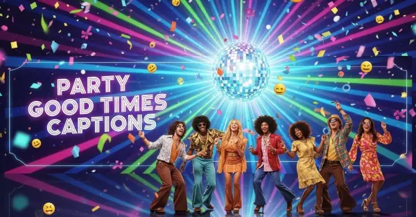  Party Good Times Captions 