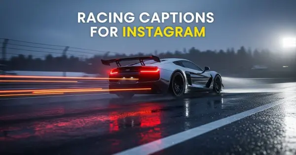 Racing Captions for Instagram