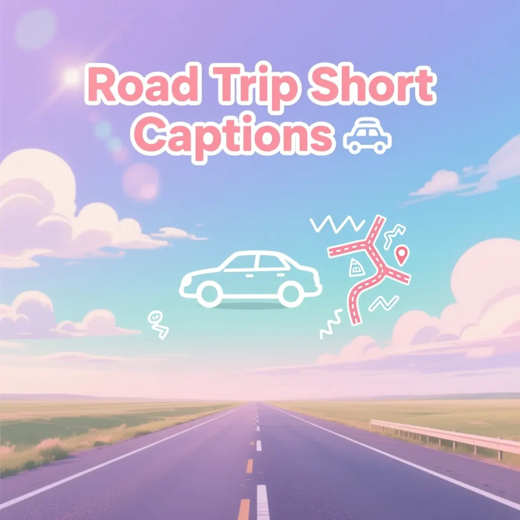 Road Trip Short Captions