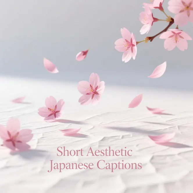 Short Aesthetic Japanese Captions